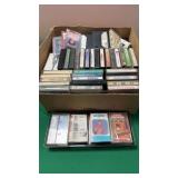 Large Lot Of Cassette Tapes