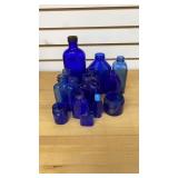 Cobalt Blue Bottles