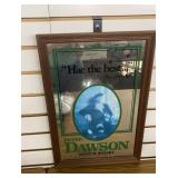 Peter Dawson Whisky Advertising Mirror