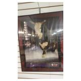 Bull Framed Poster Reindeer