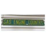 Tin Gas Country Sign