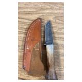 144 JTR Knives Hand Forged Hunting Knife w/ Sheath