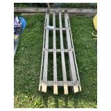 Old Wooden Sleigh With Metal Runners