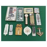 Box Lot: 15 Advertising Thermometers