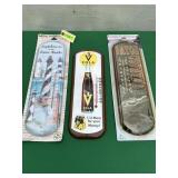 3 Asst. Advertising Thermometers - See Photos