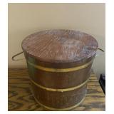 Wood Bucket With Handles
