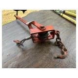 Cable Ratchet W/Hook & Chain Lock - Good Condition