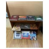Asst. Books With Wooded Book Shelf
