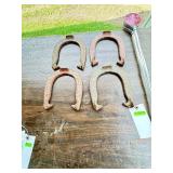 Set of 4 Horse Shoes & 2 Aluminum Reflectors