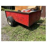 Two Wheel Metal Lawn Cart