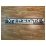 Metal Sign -Christmas Tree Farm