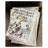 Pile Old Magazines Like "Saturday Evening Post