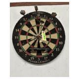 Dart Board With Darts