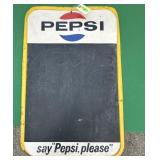 Metal  Pepsi Message Sign 20" x 30"