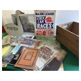 Crate Full Of Advertising- See Pictures