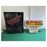 Berentzen & Brew Sign, Wardynski Sausage Sign