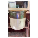 5 Gallon Crock - Has Crack