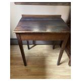 Early Slant Front School Desk