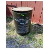 Metal Can With Cover From Civil Defense