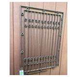 Old Single Decorated Steel Gate
