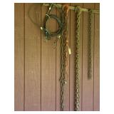 Old Chains With No Hooks & Cable Etc