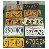 10- Asst. State License Plates