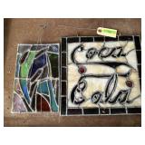 2- Small Stain Glass Items