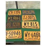 8- NY State License Plates, See Pictures