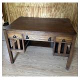Up Stairs - Oak Library Table