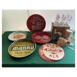 Beer Trays, Beer Related Items