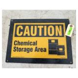 Plastic Sign: "CAUTION