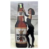 Michelob Dry Metal Beer Sign