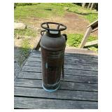 Brass Fire Extinguisher- Back Burst Open