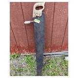 One Man Cross Cut Saw With Wooden Handle