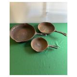 3- Cast Iron Fry Pans