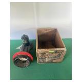 Wooden Advertising Box W/Little Buddy Heater &