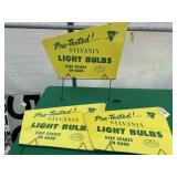 Sign - Pre Tested Sylvania Light Bulbs 16" x 22"