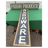 Modern: Fresh Produce 8X42" & Hardware (Vertical)