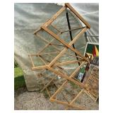 Wooden Clothes Drying Rack