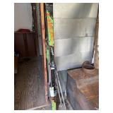 Pair of Adult Winter Skis and Ski Poles (Rampage)