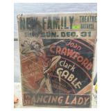 Movie Poster: "Dancing Lady"