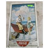 Metal "Coca-Cola" 1886-1936 9" X 15"