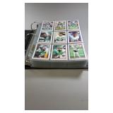 Binder Full of Football Cards