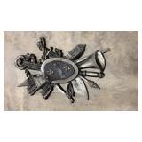 Vintage Metal Medieval Style Wall Plaque