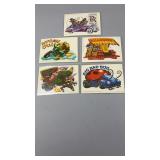 5-1980 Topps Weird Wheels Cards
