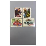 5-1980 Topps Weird Wheels Cards