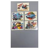 5-1980 Topps Weird Wheel Cards