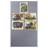 5-1980 Topps Weird Wheels Cards
