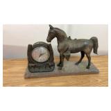 Spartus Horse Mantle Clock