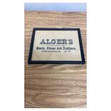 Framed Advertising Algerï¿½s Wellsville - 1854